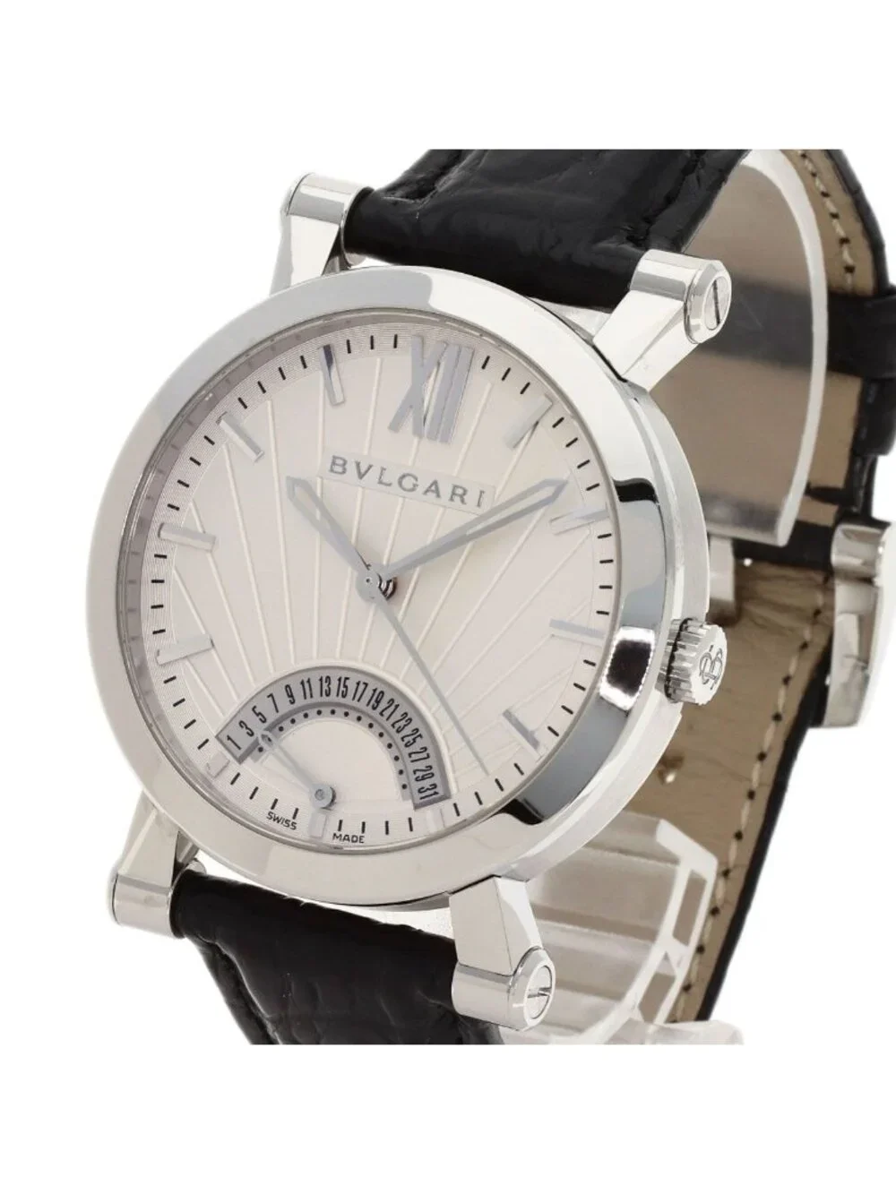 Bvlgari Sotirio Watch SS Leather